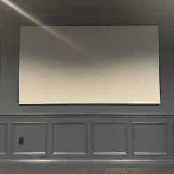 Projector Screen - 110” Thin Bezel Accoustic Weave 16:9 4K 