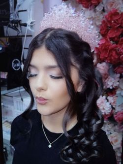 Sweet 15 makeup l hair
