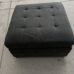 Gray Ottoman 