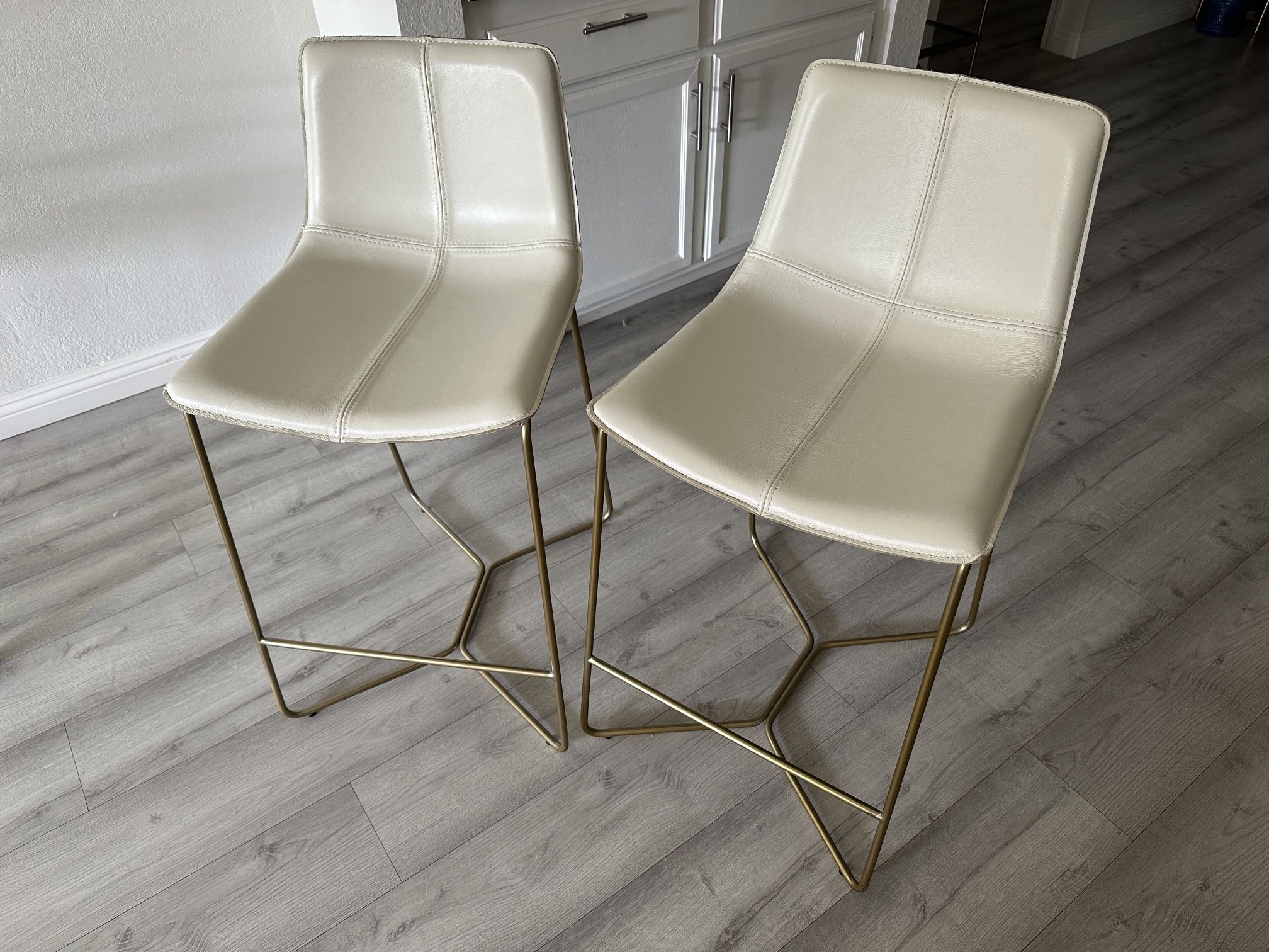 West Elm Slope counter stools (2x)