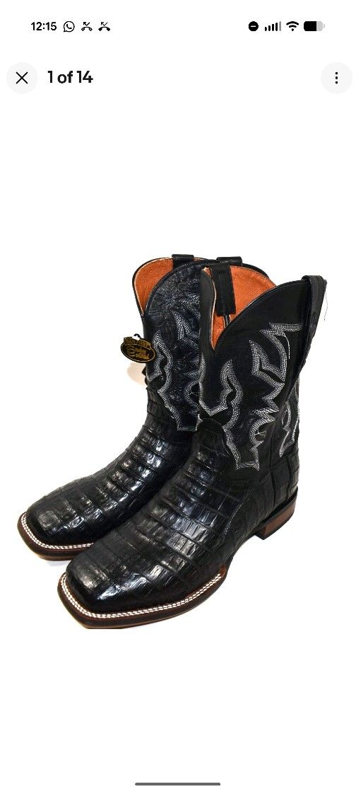 Dan Post Kingsley Genuine Cayman Size 13d