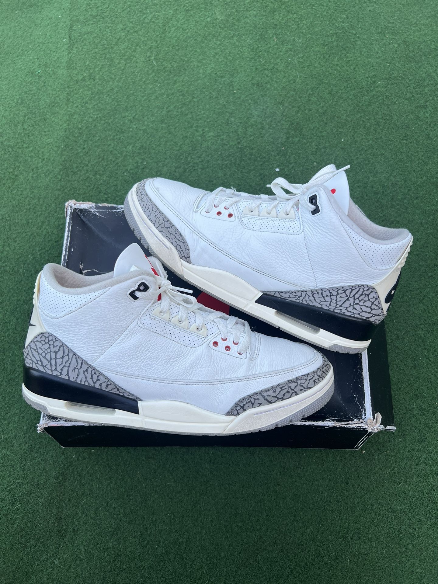 Size 13 - Air Jordan 3 Retro White Cement Reimagined