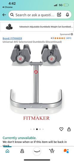 Bowflex Universal Adjustable Weights, Stand & Bench Reduced to $325