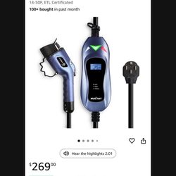 Level 2-EV-Charger, 40 Amp - 240 Volts