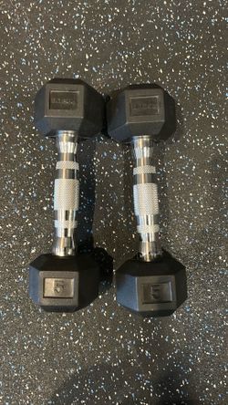 Rogue dumbbells, 5 pounds