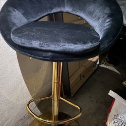 Modern Velvet Bar Stools
