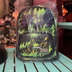 StoryBook Disney Sleeping Beauty Maleficent Dragon Flame Mini Backpack Exclusive