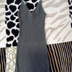 Gray Mini Dress