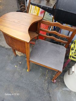 Antique Telephone Table
