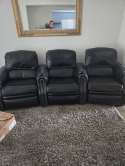 Leather Power Recliners