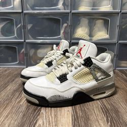Nike Air Jordan 4 Retro OG White Cement 2016 Size 8.5