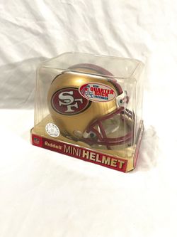 Vintage mint condition still in the package Riddell 49ers mini football helmet. Retails for $80.