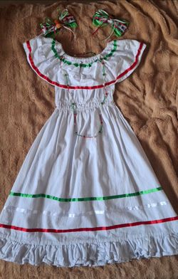 Vestido mexicano 💚🤍❤️