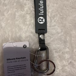 Lululemon Silicone Keychain 