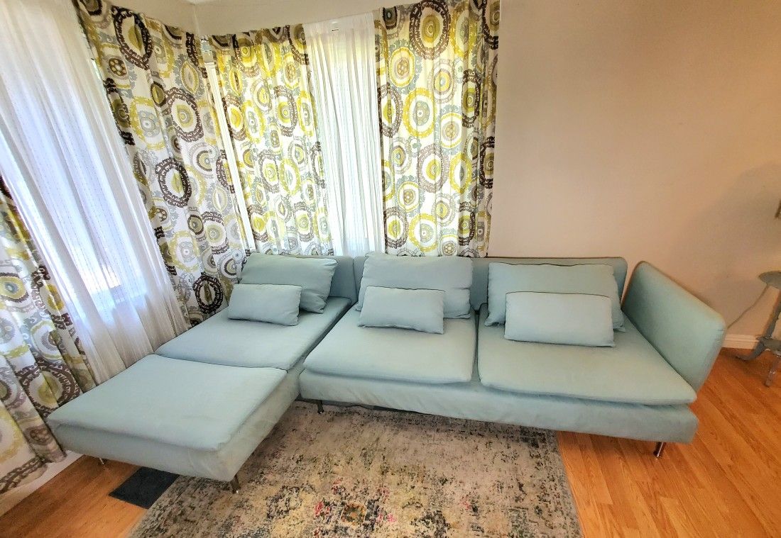 IKEA SÖDERHAMN Sofa Soft Blue