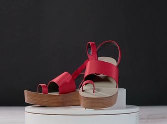 TIBI Crimson Rose Heels