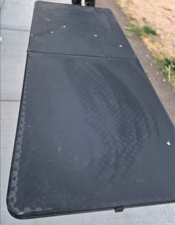 6ft Black plastic folding table