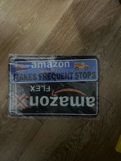 Amazon Flex Delivery Driver Magnetic Car Signs - Frequent Stops (2-Pack)
