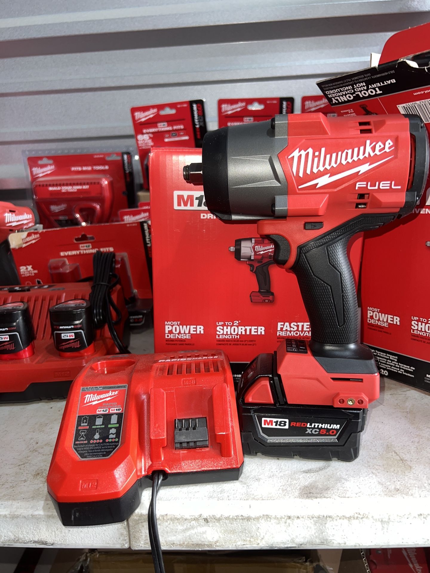 Milwaukee FUEL 1/2” Hi Torque 1600 Lb/Ft Impact Set