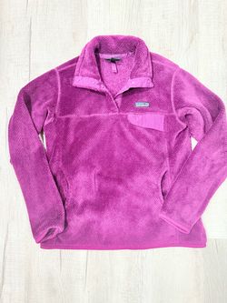 Patagonia Synchilla Snap-T Fleece Pullover Women’s M Berry Purple Pink 54203