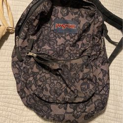 Floral Jansport Backpack