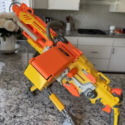 NERF Vulcan EBF-25 Dart Gun Blaster With Belt And Tripod