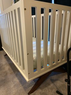Dankfried Mid Century Modern 3in1 Convertible Crib by George
