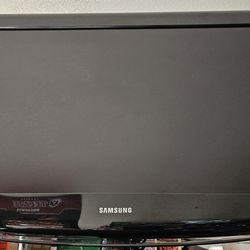 32" Samsung TV with remote and sound system 