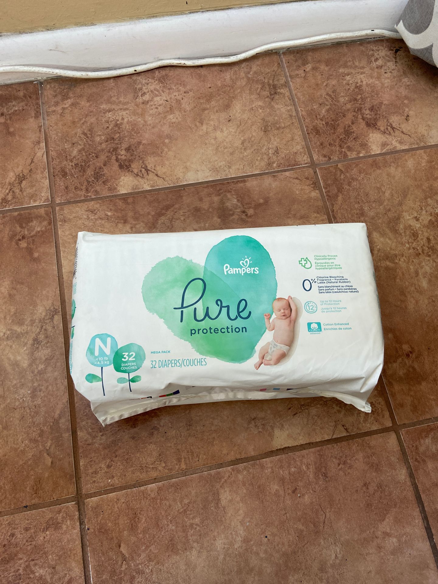 Pampers newborn diapers