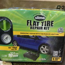 slime flat tire repair kit