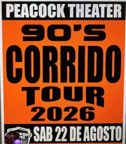 90s Corridos Tour Asientos VIP Mas Grandes