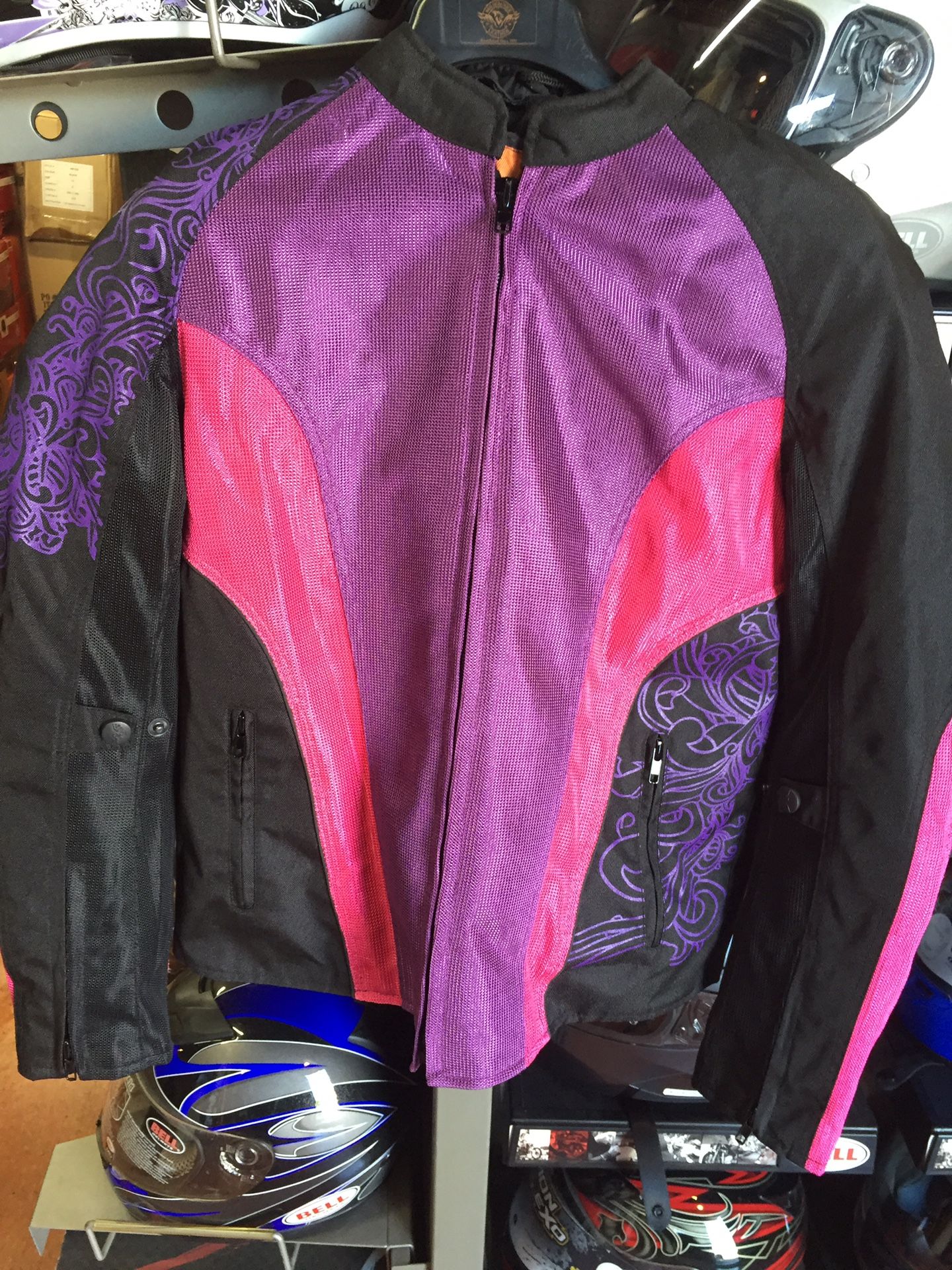 New women’s motorcycle armor jacket $120