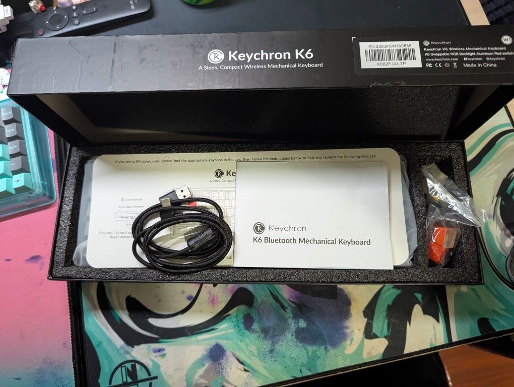 Keychron K6 65% Bluetooth Wireless RGB Mechanical Keyboard 