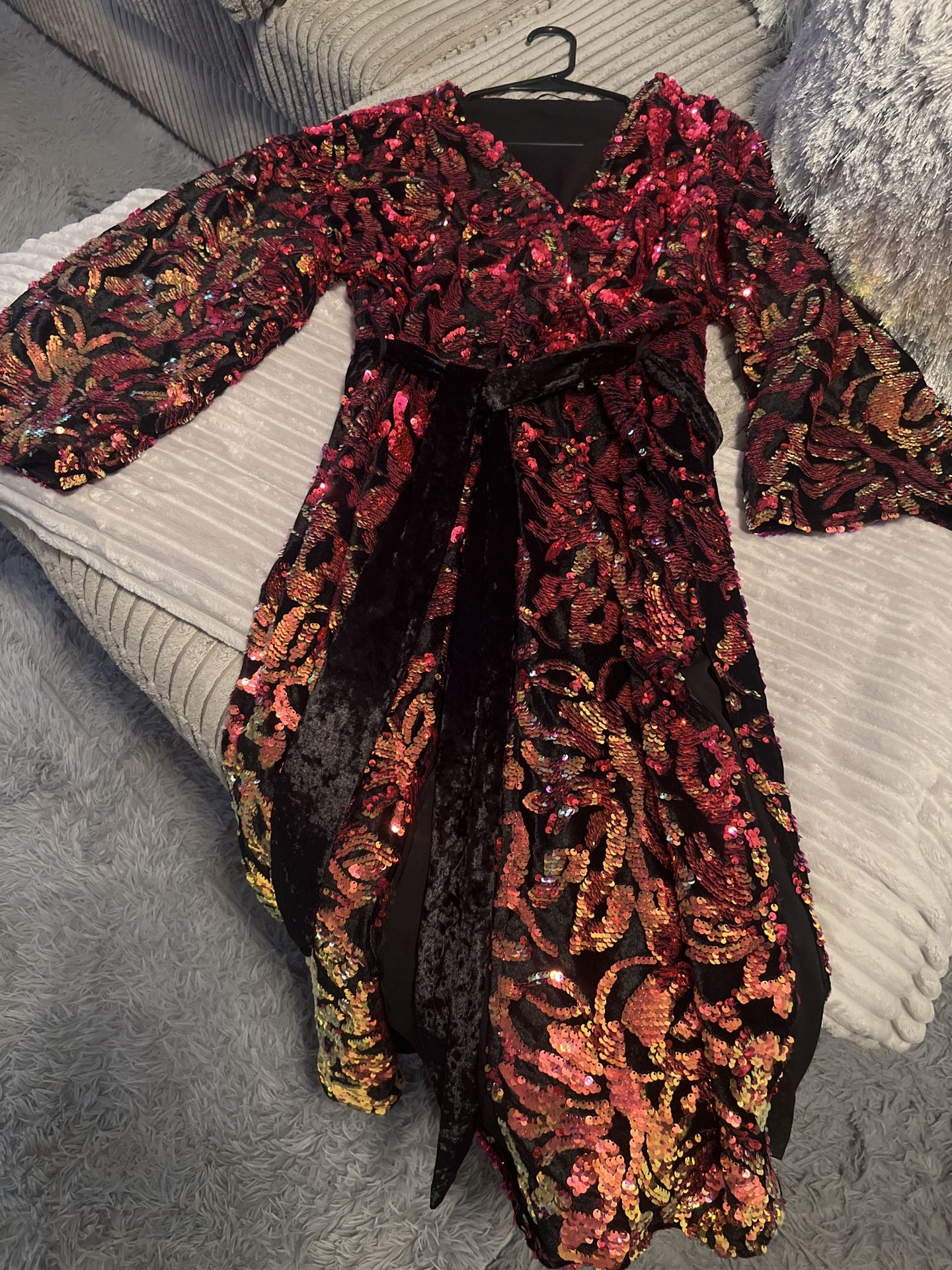 Bashful Monster Sequin Dress