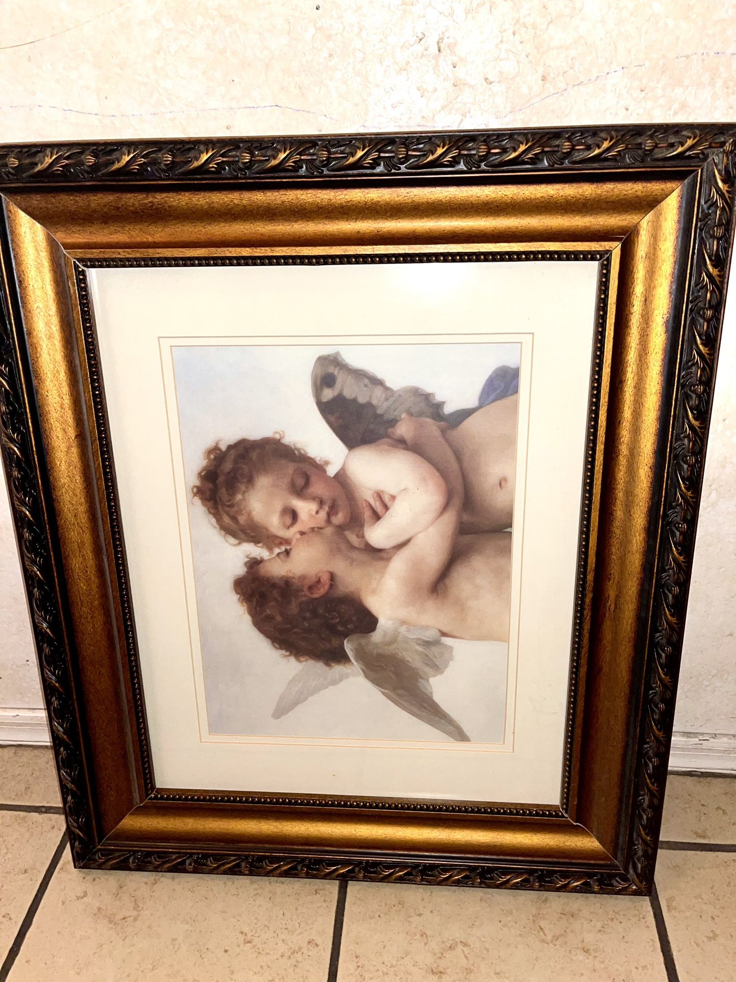 16X20 PICTURE FRAME 3.5” Thickness…27” X 23” Gold Antique