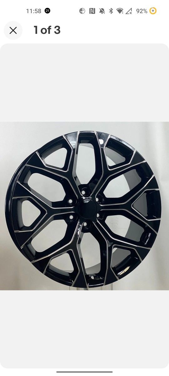 22" Snowflake Rims For Chevy GMC