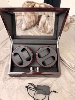 caja giratoria para relojes automáticos or watch winder.