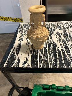 Decorative Ornate Resin Vase