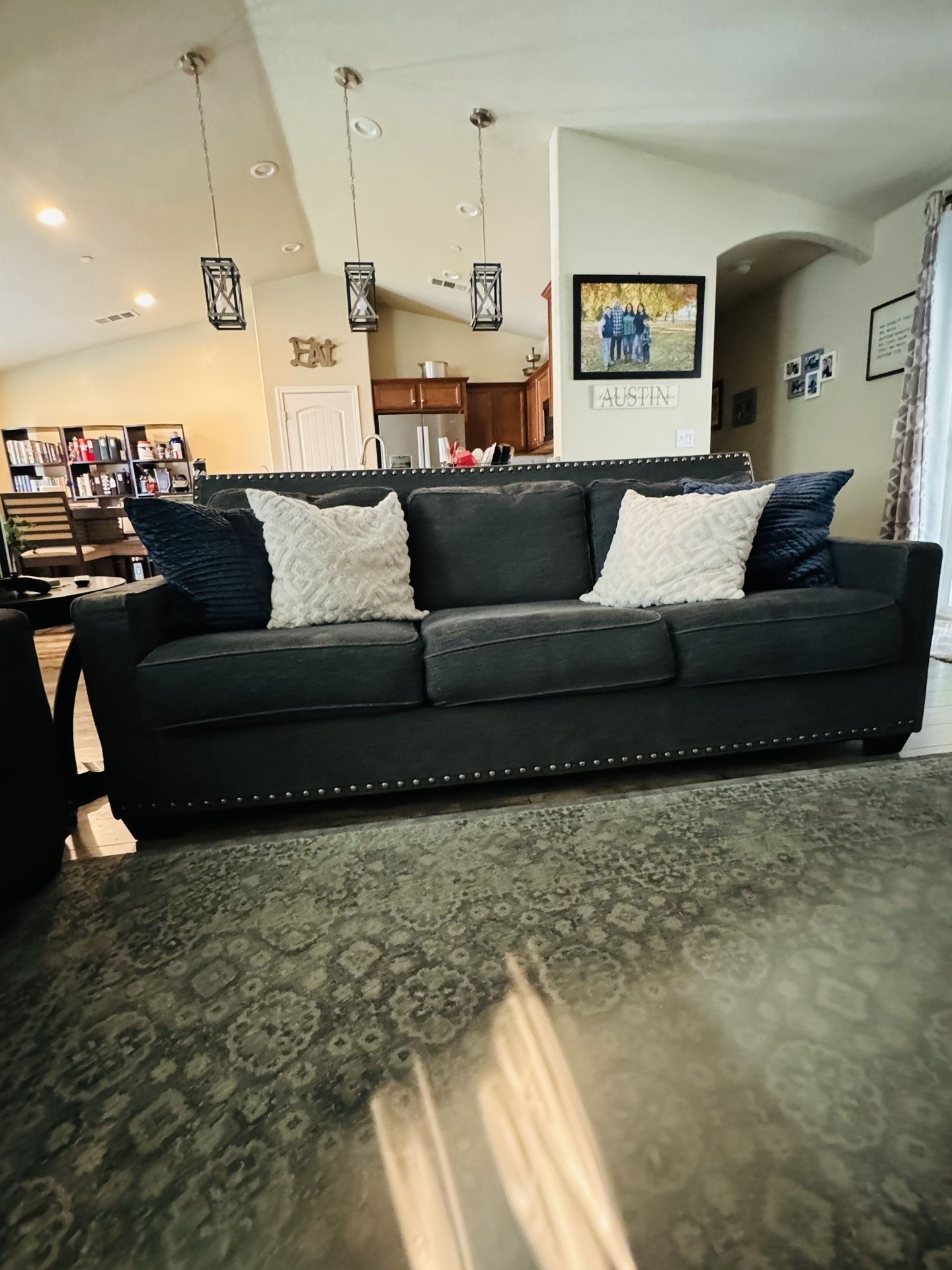 High Back, Beaded Back Couches