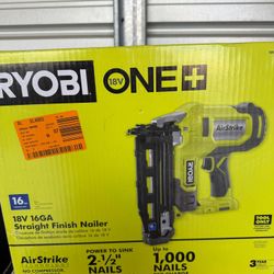 Nailer Air strikes Ryobi 18v One