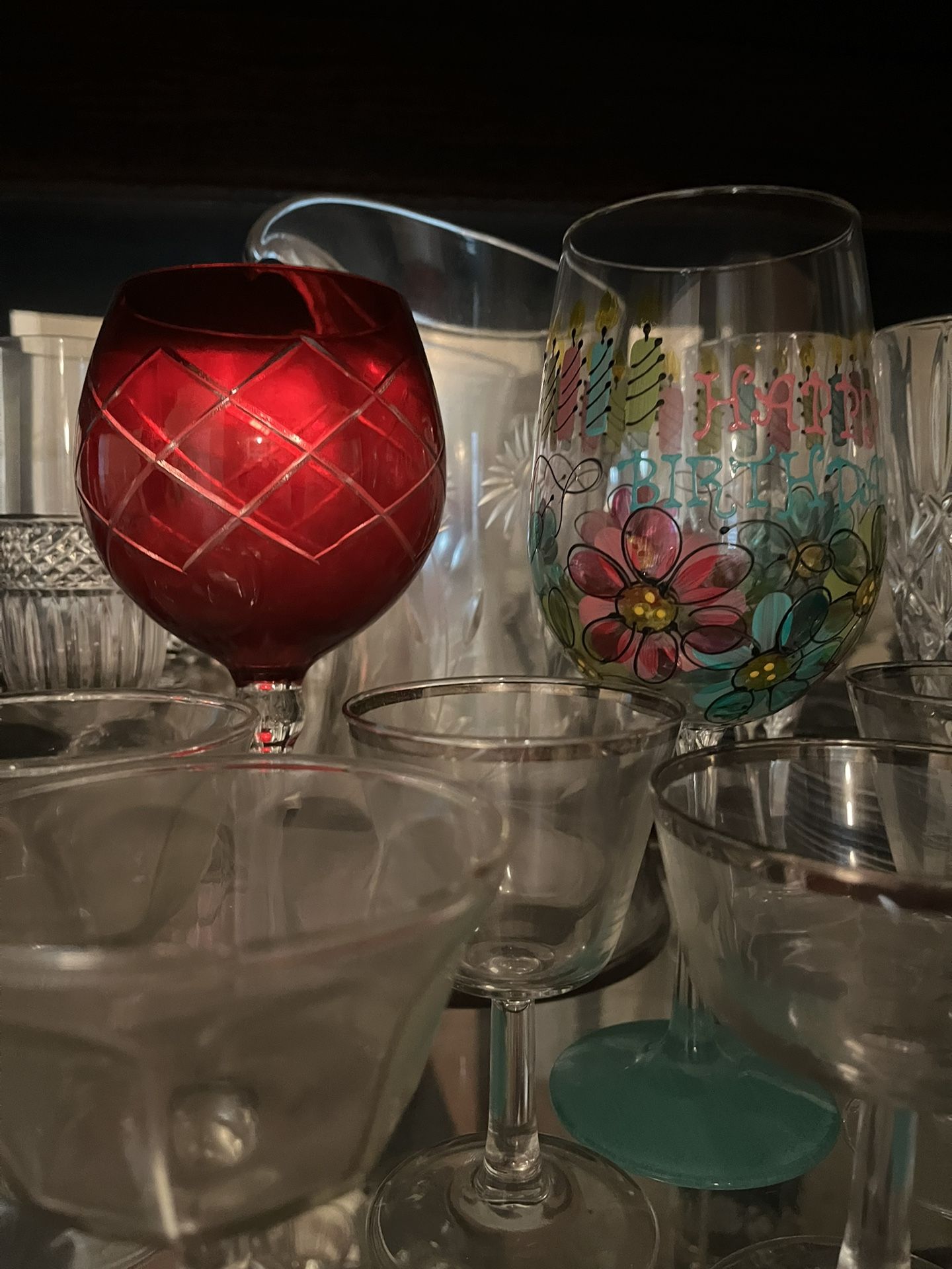 Antique Glassware And Other Special Glass Items