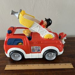 Little People Lift ‘n Lower Fire Truck - battery operated (excellent, fully working condition)
