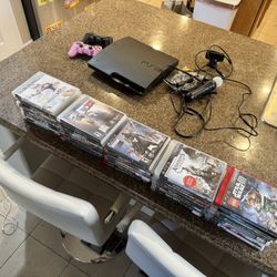 PS3 43 Games, 2 Controllers, Camera, Motion Controller 