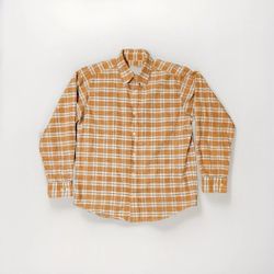 Eddie Bauer Relaxed Fit Men's Button Up Flannel Size S