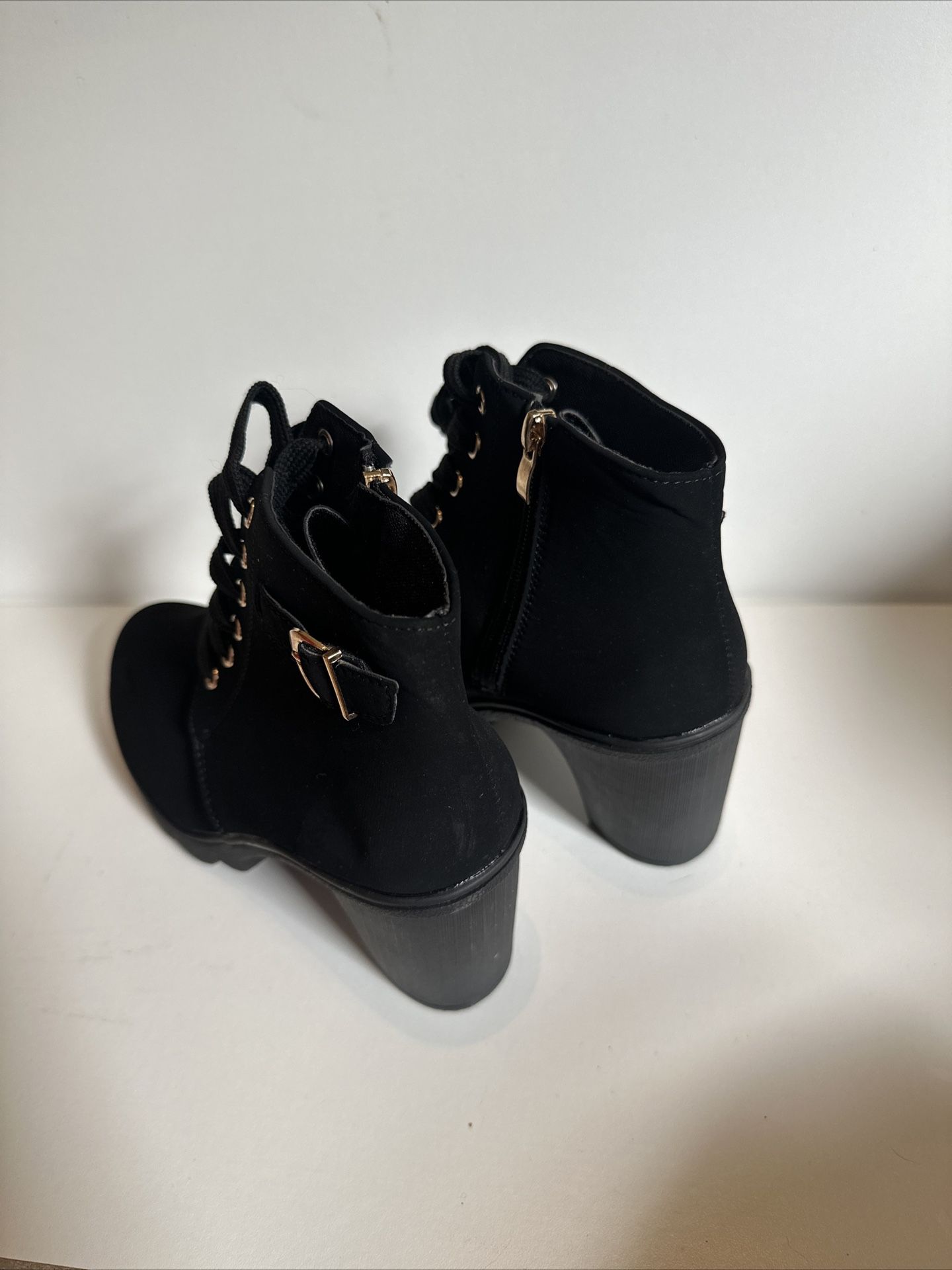Black Booties Size 7.5