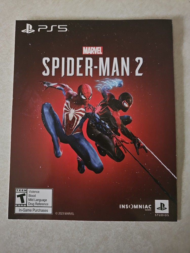 PS5 Spiderman 2 Digital Code