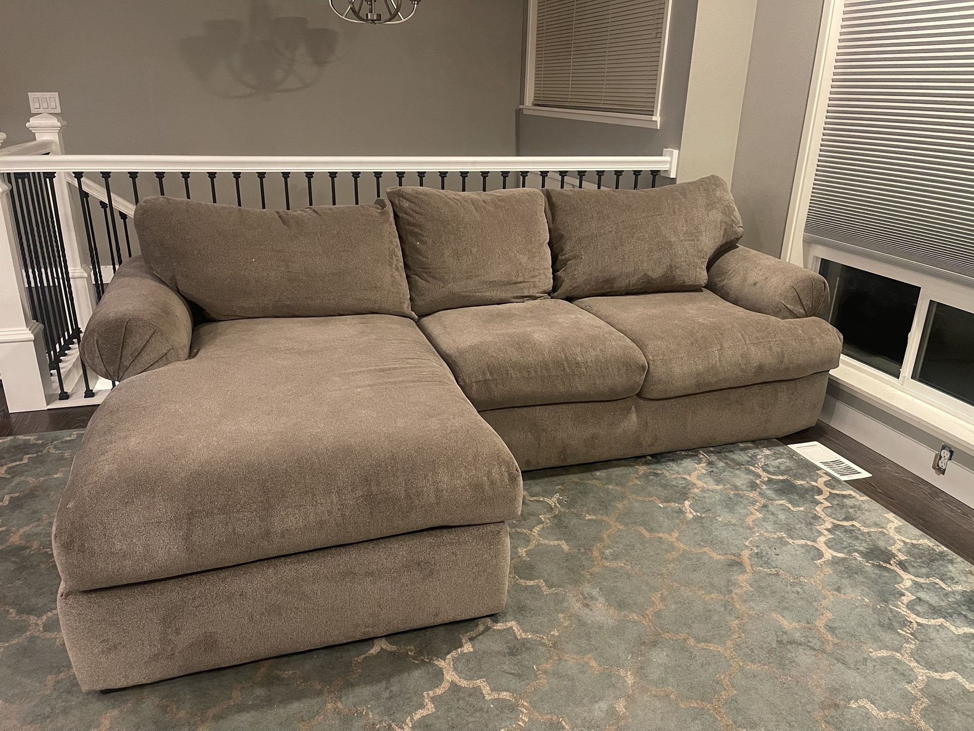 Gray Couch Sectional
