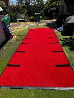 Red Padded Training Turf
