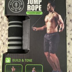 GOLDS GYM; 3-in-1 JUMP ROPE. 