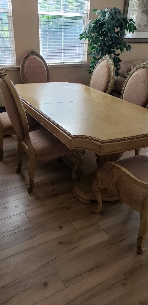 Free Dining Room Table  with 6 Chairs